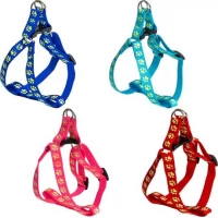 Шлея регулируемая для домашніх улюбленців Лапка з повідцем 730