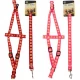 Шлея регулируемая для домашніх улюбленців Лапка з повідцем 730