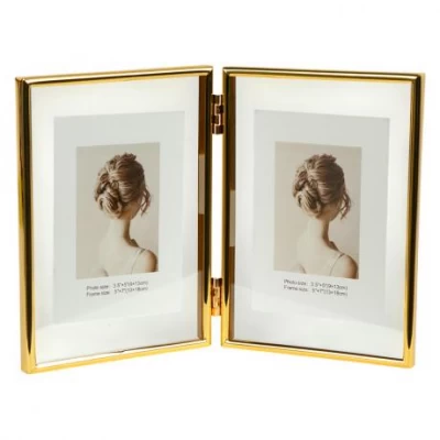 Фоторамка на 2 фото  13×18 см  GOLD 5R 12001F7G