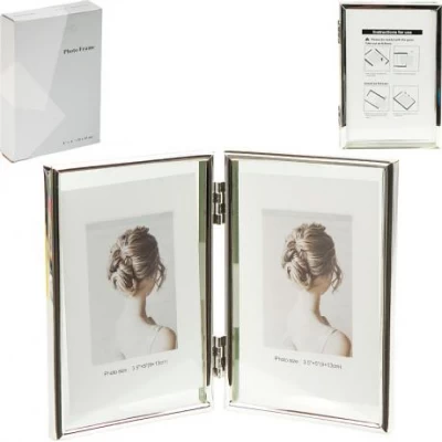 Фоторамка  на 2 фото 10×15 см  Silver 4R 12001F6S