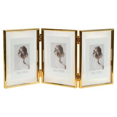 Фоторамка на 3 фото  10×15 см  GOLD 4R 12001T6G