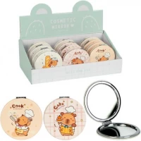 Дзеркало косметичне кишенькове ZT185-2464C кругле