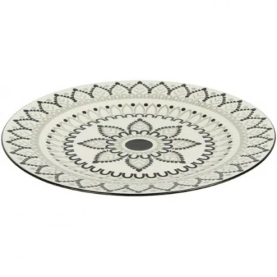 Тарілка обідня D27см керамічна з візерунком 6895-64