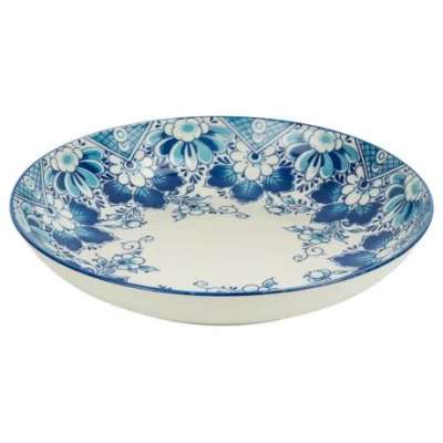 Тарілка керамічна з візерунком D20,5*5,5см 500мл 6895-76