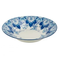 Тарілка супова керамічна з візерунком D20*6cм 500мл 6895-77