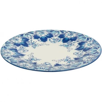 Тарілка обідня D27см керамічна з візерунком 6895-79