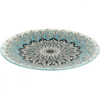 Тарілка обідня D27см керамічна з візерунком 6895-89