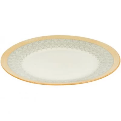 Тарілка обідня D27см керамічна з візерунком 6895-104