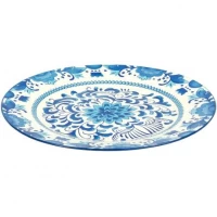 Тарілка обідня D27см керамічна 10,5 з візерунком 6895-74