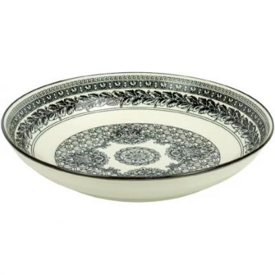Тарілка керамічна з візерунком D23*6,5см 700мл 6895-93