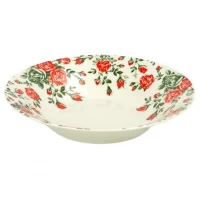 Тарілка супова керамічна з візерунком D20*6cм 500мл 6895-97