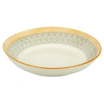 Тарілка керамічна з візерунком D18*5см 300мл 6895-18