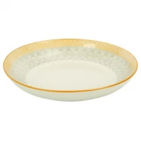 Тарілка керамічна з візерунком D20,5*5,5см 500мл 6895-101