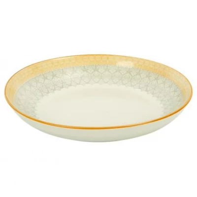 Тарілка керамічна з візерунком D20,5*5,5см 500мл 6895-101