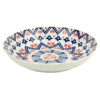 Тарілка керамічна 7-ка з візерунком D18*5см 300мл 6895-28