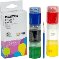 Фарби 15мл Art Ranger 6 кольорів Poster з пензлем T06015-1