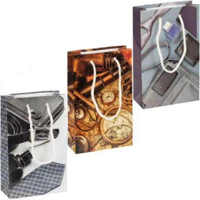 Пакет кольоровий малий Мужской 11х18х5 см 1018