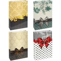 Пакет кольоровий гігант МІКС вертикальний 40х30х17см 6043 широке дно