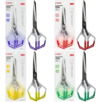 Ножиці канцелярські із нержавіючої сталі DL3228 на блістері 220мм