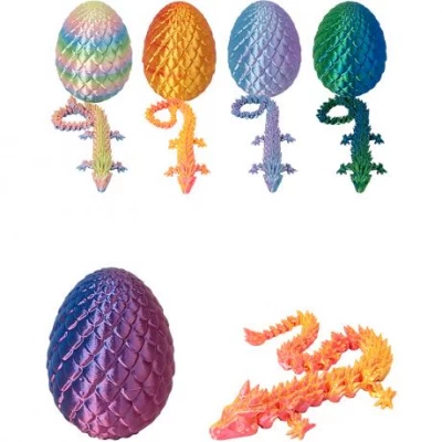 Рухлива 3D іграшка Дракон у яйці 38г 8*6см (03)