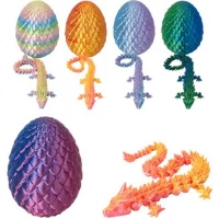 Рухлива 3D іграшка Дракон у яйці 113г 13*9см (01)