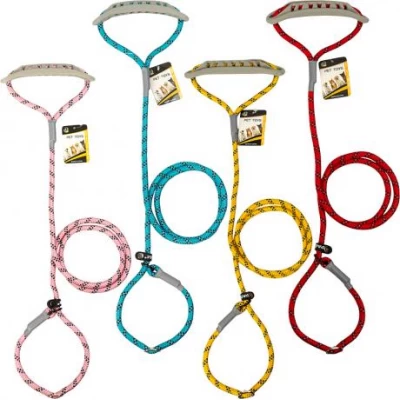 Нашийник з повідцем регульований з силіконовою ручкою для домашніх тваринок 732