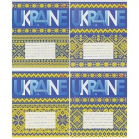 Зошит кольоровий 24 листи, клітина 3801