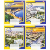 Зошит кольоровий 24 аркуші, клітинка 3802 N