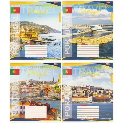 Зошит кольоровий 24 аркуші, клітинка 3808 N