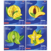 Зошит кольоровий 96 аркушів, клітинка 3824