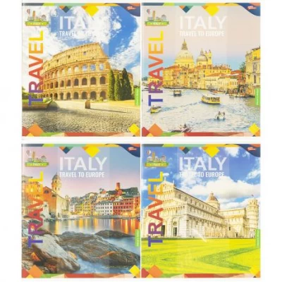 Зошит кольоровий 60 листів, лінія 3827