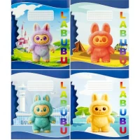 Зошит кольоровий 18 аркушів, клітинка  Labubu