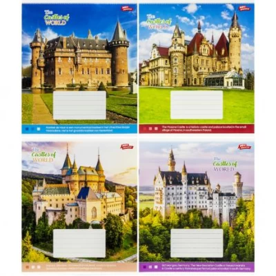 Зошит кольоровий 12 аркушів, лінія 3446N