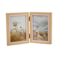Фоторамка дерев’яна настільна 24×17×1,5 см на 2 фото DR6064*2-4*6