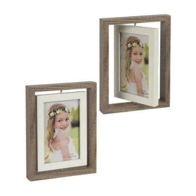 Фоторамка з обертовою внутрішньою рамкою на 1 фото 10*15см XZ3012-4*6