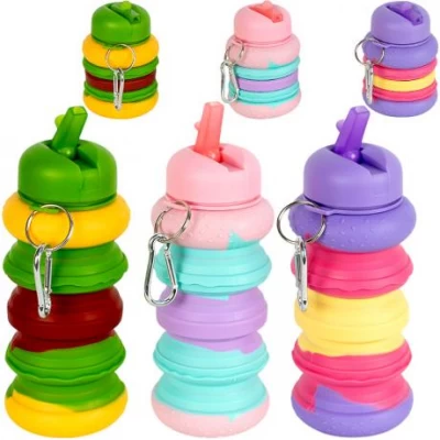 Пляшка складна 600мл для рідин силіконова XY-7