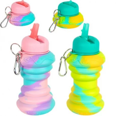 Пляшка складна 500мл для рідин силіконова XY-9