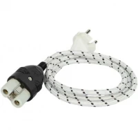 Провід живлення для електроприладів з голландським штекером, 1.2 м 513