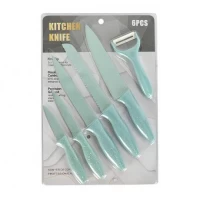 Набір кухонних ножів, 6 предметів з овочечисткою DRT-6000