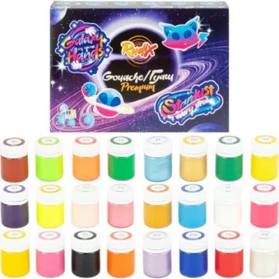 Набір гуашевих фарб,преміум,МІКС 24*20 мл, RUDIX 822410