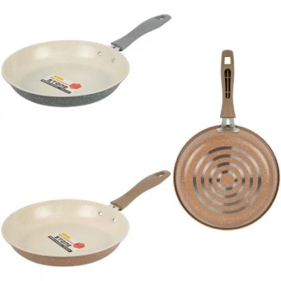 Сковорода з мармуровим покриттям D20см, антипригарна Hot Chef 16749-27