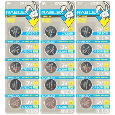 Батарейка RABLEX таблетка 3V CR2016