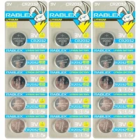 Батарейка RABLEX таблетка 3V CR2032