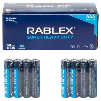 Батарейка RABLEX  R03 ААА сольова 000486