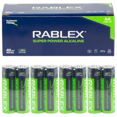Батарейка RABLEX LR6 АА 1.5V лужна 000769