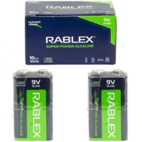 Батарейка RABLEX 9V 6LR61 (крона) лужна 000745