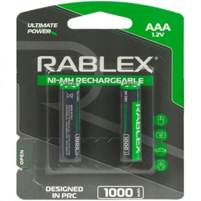 Акумулятори RABLEX ААА 1000 1.2V, що перезаряджаються 001292