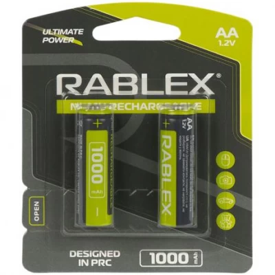 Акумулятори RABLEX АА 1000 1.2V, що перезаряджаються 001223