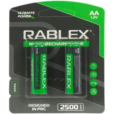Акумулятори RABLEX АА 2500 1.2V, що перезаряджаються 001254