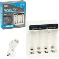 Зарядний пристрій RABLEXдля Ni-MH/ AA/AAA акумуляторів RB426